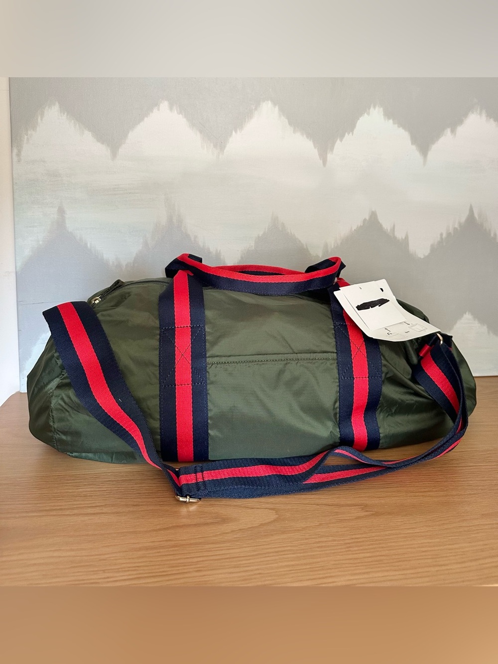 Mark & Graham Ripstop Nylon Duffle Bag Weekender, Travel Gym Compact Bag
